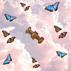 Urban body jewelry gold tunnels 4g